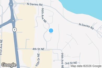 Map image of the property - 9729 5th St NE