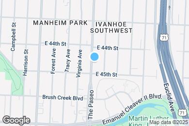 Map image of the property - 4431 The Paseo