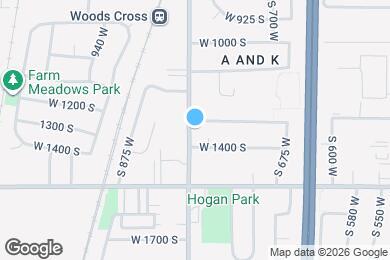 Map image of the property - 1305 S 800 W