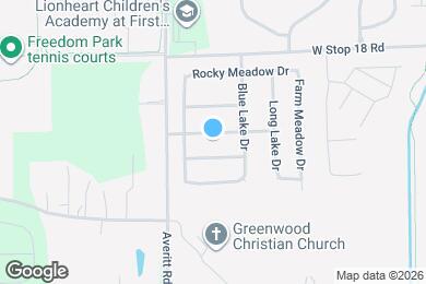 Map image of the property - 657 Blue Meadow Dr