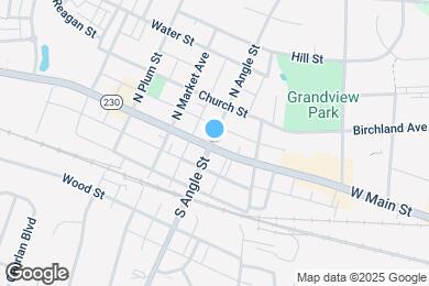 Map image of the property - 105 N Angle St