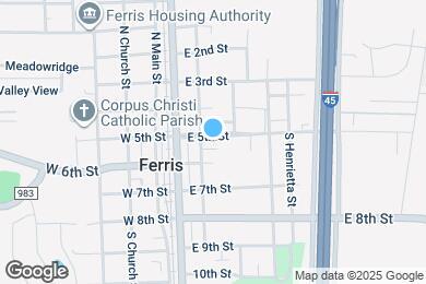 Map image of the property - 206 E 5th St