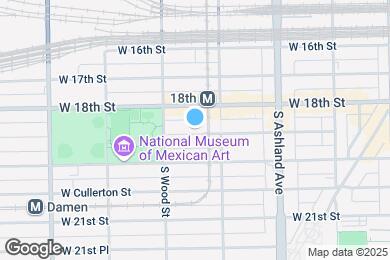 Map image of the property - 1728 W 18th Pl