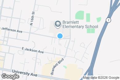 Map image of the property - 1756 Jefferson Ave