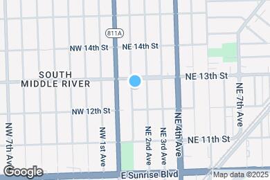Map image of the property - 1230 NE 1st Ave