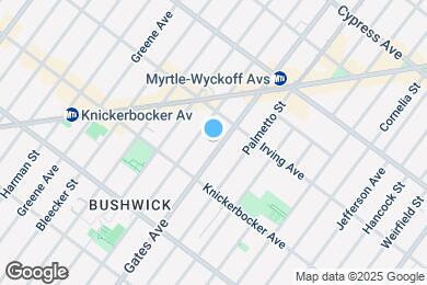 Map image of the property - 1471 Gates Ave