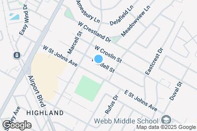 Map image of the property - 413 W Odell St
