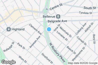 Map image of the property - 632 W Roxbury Pky