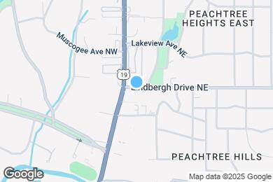 Map image of the property - 2479 Peachtree Rd NE