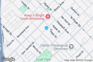 Map image of the property - 3812 San Jacinto St