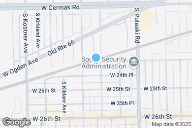 Map image of the property - 4150 W 24th St