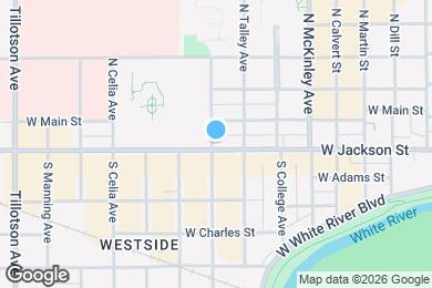 Map image of the property - 2124 W Jackson St