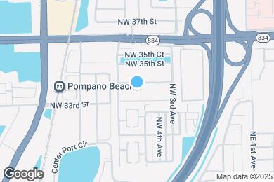 Map image of the property - Pompano Palms Apartments