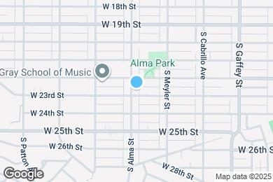Map image of the property - 2230 S Alma St