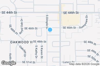 Map image of the property - 4205 SE 47th St