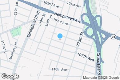 Map image of the property - 221-29 106th Ave