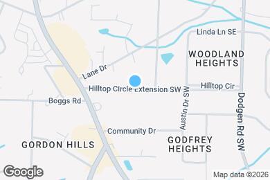 Map image of the property - 379 Hilltop Circle Extension SW