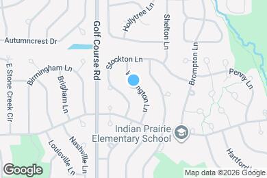 Map image of the property - 1652 Warrington Ln