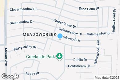 Map image of the property - 2716 Ctr Crk Ln