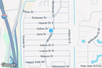 Map image of the property - 9309 Java Fern Ct