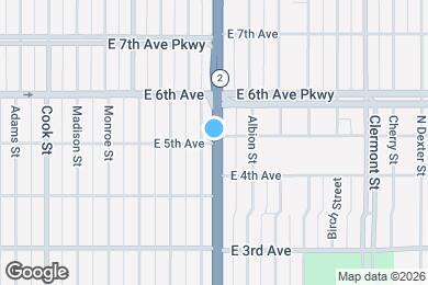 Map image of the property - 501 Colorado Blvd