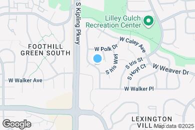 Map image of the property - 9894 W Polk Pl