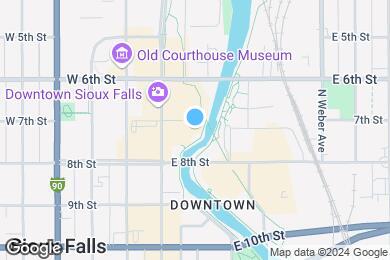 Map image of the property - River Tower Apartments