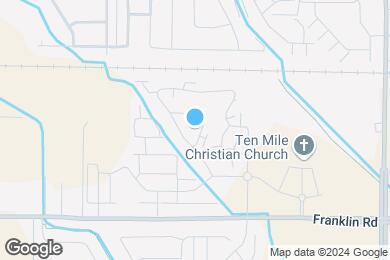 Map image of the property - Cortland at Ten Mile