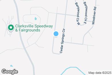 Map image of the property - 1500 Cedar Springs Cir