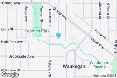 Map image of the property - 1305 W Paul St