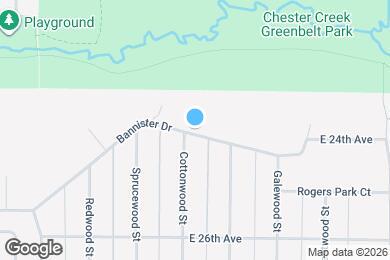 Map image of the property - 1509 Bannister Dr