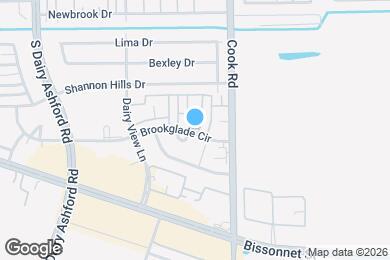Map image of the property - 12400 Brookglade Cir