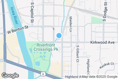 Map image of the property - 943 S Gilbert St