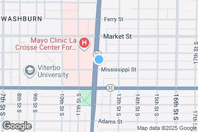 Map image of the property - 823 West Ave S