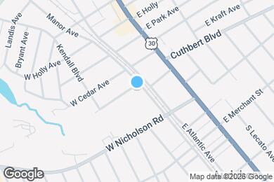 Map image of the property - 106 Congress Ave