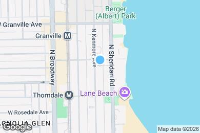 Map image of the property - 6031 N Kenmore Ave