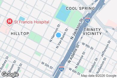 Map image of the property - 809 N Van Buren St