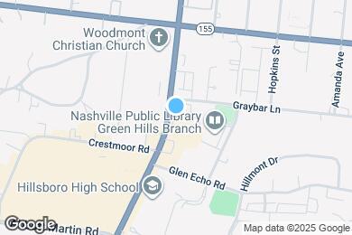 Map image of the property - 3600 Hillsboro Pike