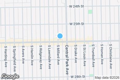 Map image of the property - 3614 W 26th St