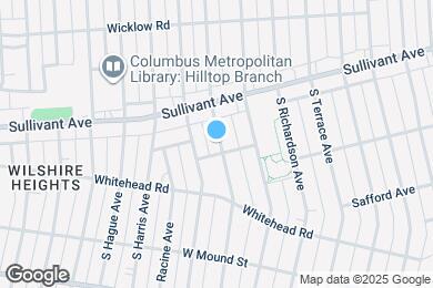 Map image of the property - 587 S Ogden Ave