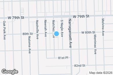 Map image of the property - 8009 Natchez Ave