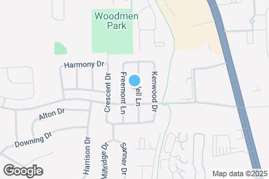 Map image of the property - 1256 Odell Ln