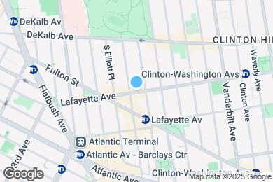 Map image of the property - 99 Lafayette Ave