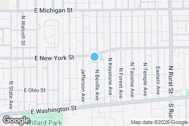 Map image of the property - 246 N Beville Ave