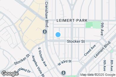 Map image of the property - 4141-4147 S Bronson Avenue