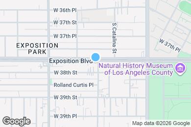 Map image of the property - 1156 Exposition Blvd
