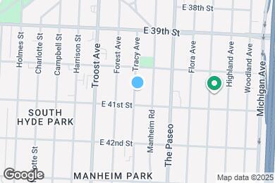 Map image of the property - 4031 Tracy Ave