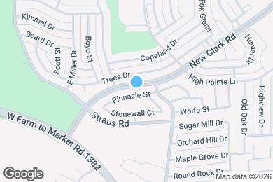 Map image of the property - 523 Pinnacle Dr