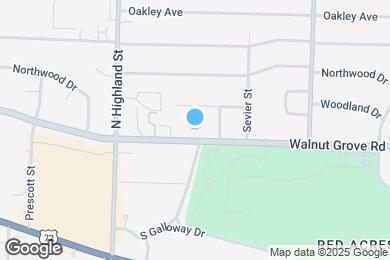 Map image of the property - 3596 Walnut Grove Rd