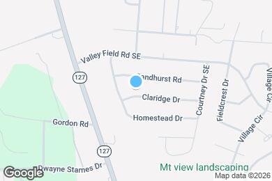 Map image of the property - 5694 Claridge Dr